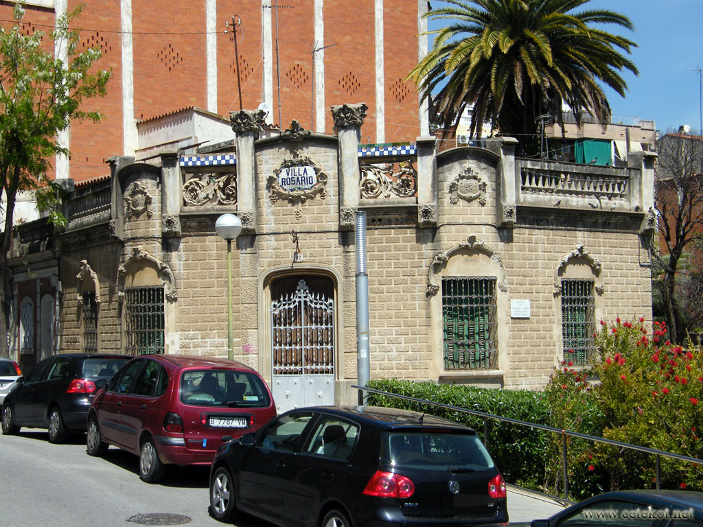 Барселона: Villa Rosario на passeig de Maragall.