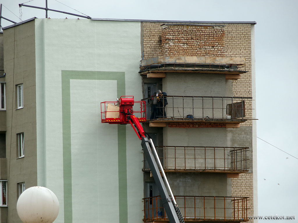 Орша: обновление балконов.