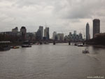 Лондон: вид на Vauxhall с реки.