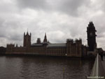 Лондон: мрачный Вестминтерский дворец ( palace of Westminster ).