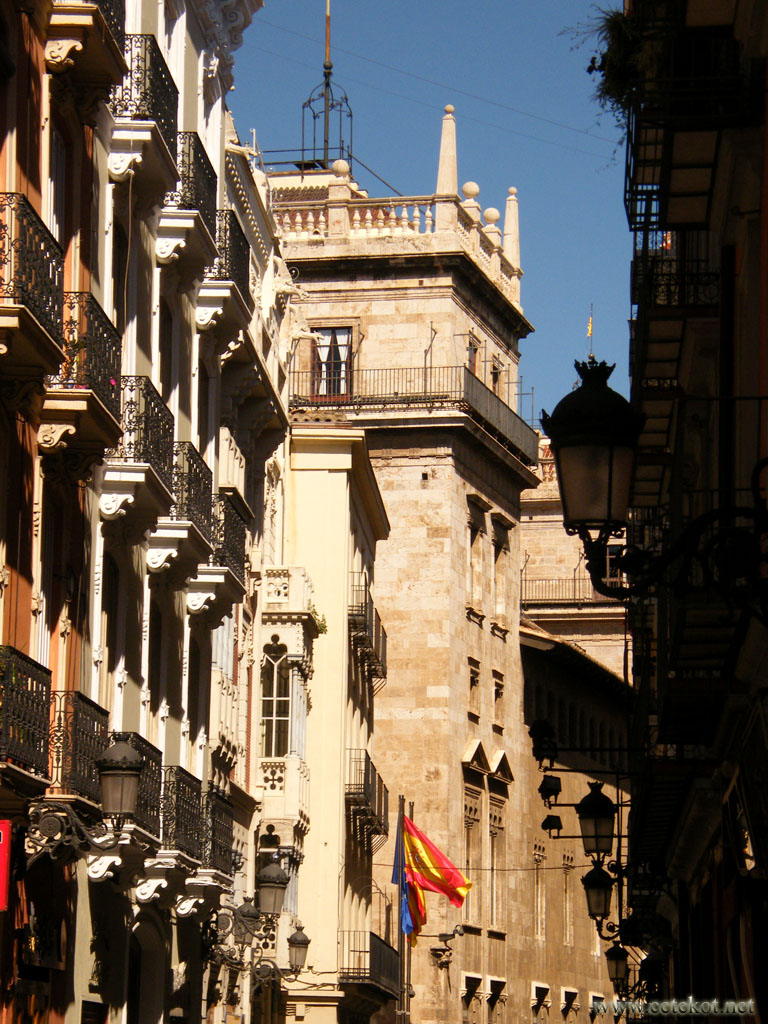 Валенсия: улицы центра.