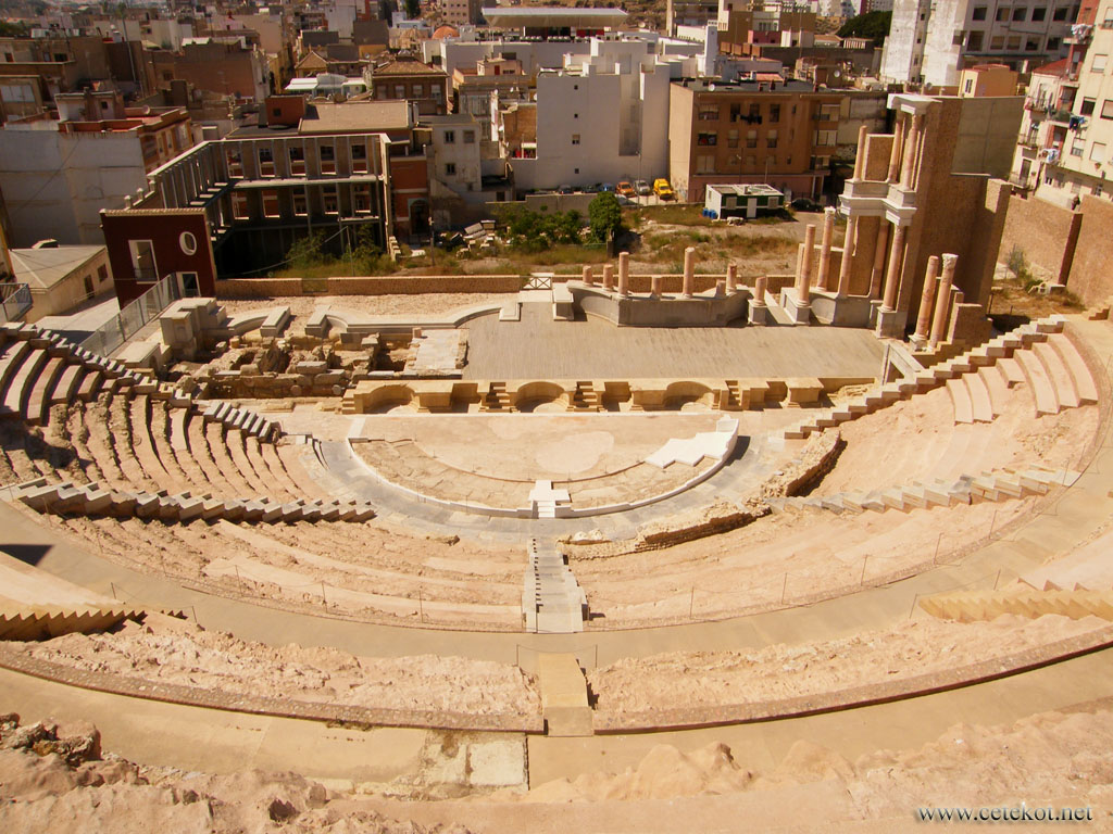 Картахена: руины амфитеатра.