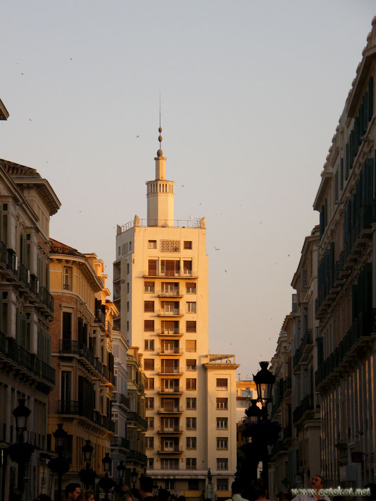 Малага: центр города.