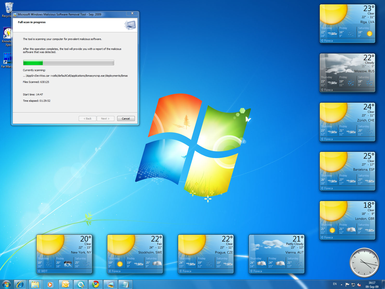 Windows 7 - гаджеты.
